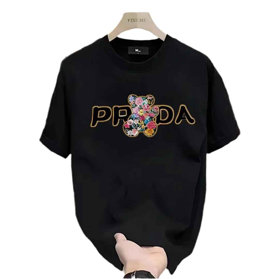 “Trendy Korean Cartoon Tee”